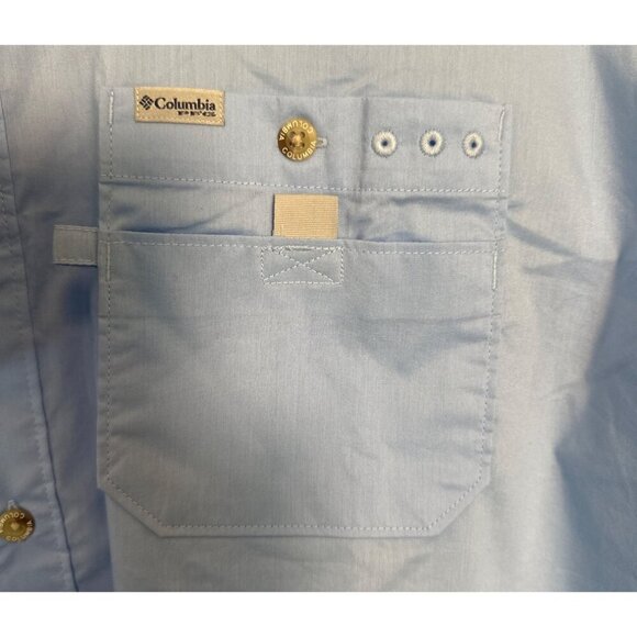 Columbia Sportswear Men's Bonefish Shirt Light Blue, 2X-Large - Men's Fishing - Picture 12 of 13